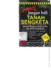 Image of Awas Jangan Beli Tanah Sengketa Panduan Mengurus Peralihan Hak atas Tanah secara Aman