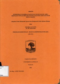 Image of Penertiban pendirian bangunan di sepanjang area sempadan sungai irigasi gunung nago kec pauh kota Padang