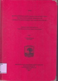Image of Restrukturisasi kredit sebagai salah satu upaya penyelamatan kredit bermasalah (studi di PT. Bank Bukopin, Tbk Cabang Pekanbaru)