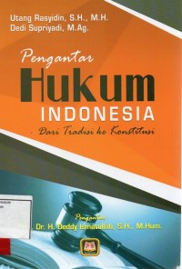 Image of Pengantar hukum Indonesia dari tradisi ke konstitusi