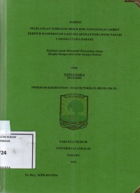 Image of Pelelangan terhadap objek hak tanggungan akibat debitur wanprestasi yang dilakukan pada Bank Nagari cabang utama Padang