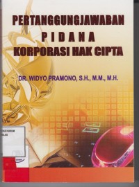 Image of Pertanggungjawaban pidana korporasi hak cipta