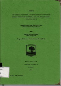 Image of Penyelesaiaan sengketa konsumen Fintech Peer To Peer Lending terdaftar di otoritas jasa keuangan regional Sumatera Barat