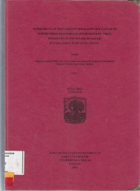 Image of Pemberdayaan masyarakat sebagai wujud tanggung jawab sosial perusahaan (studi kasus PT. Tirta Investama Plant  Solok) di nagari Batang Barus Kabupaten Solok)
