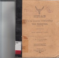 Image of Kitab Tjoerai paparan adat lembaga alam Menangkabau