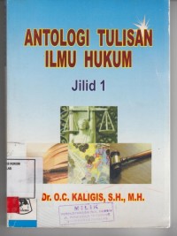 Image of Antologi tulisan ilmu hukum jilid 1