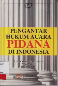 Image of Pengantar hukum acara pidana di Indonesia