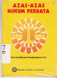 Image of Azas-azas hukum perdata
