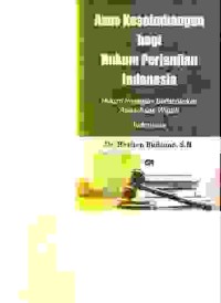 Image of Asas keseimbangan bagi perjanjian Indonesia; hukum perjanjian berlandaskan asas asas Wigati Indonesia