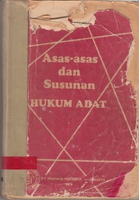 Image of Asas asas dan susunan hukum Adat (Beginselen en Stelsel Van Het Adatrecht)