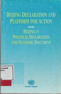 Image of Beijing Declaration and Platform for action with the Beijing + 5 Political Declaration and outcome Document