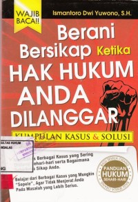 Image of Berani bersikap ketika hak hukum anda dilanggar
