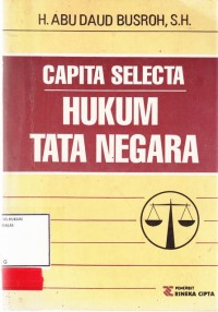 Image of Capita Selecta Hukum Tata Negara