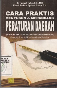 Image of Cara praktis menyusun dan merancang peraturan Daerah