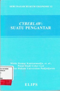 Image of Cyberlaw suatu pengantar