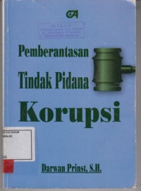 Image of Pemberantasan tindak pidana korupsi