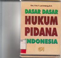 Image of Dasar dasar Hukum Pidana Indonesia