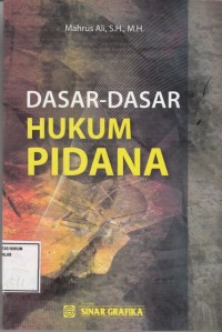 Image of Dasar dasar hukum pidana