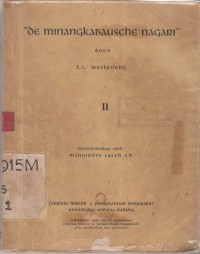 Image of De Minangkabausche nagari