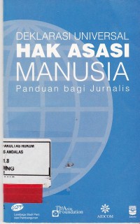 Image of Deklarasi Universal Hak asasi manusia panduan bagi jurnalis