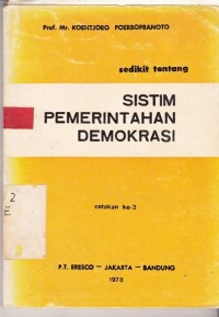 Image of Sistem Pemerintahan Demokrasi