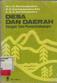 Image of Desa dan Daerah; dengan Tata Pemerintahannya