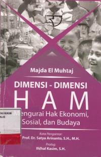 Image of Dimensi Dimensi HAM; mengurai hak ekonomi sosial dan budaya