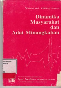 Image of Dinamika Masyarakat dan adat Minang Kabau