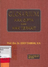 Image of Glosarium Hak Cipta dan Hak Terkait