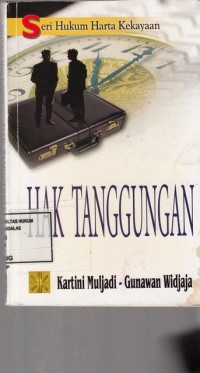 Image of Seri Hukum harta kekayaan; Hak Tanggungan