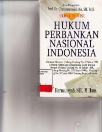 Image of Hukum perbankan nasional Indonesia