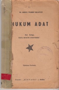 Image of Hukum Adat