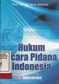 Image of Hukum acara Pidana Indonesia