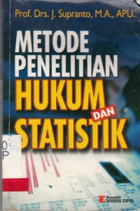 Image of Metode Penelitian Hukum Dan Statistik