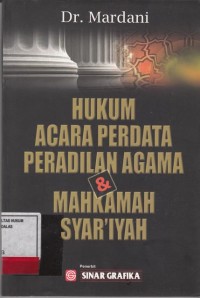 Image of Hukum Acara Perdata Peradilan Agama dan Mahkamah Syar`iyah