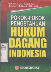 Image of Pokok pokok pengetahuan hukum dagang Indonesia