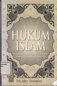Image of Hukum Islam; penormaan prinsip syariah dalam hukum Indonesia