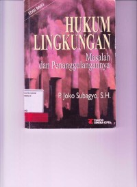 Image of Hukum Lingkungan; perspektif Global dan Nasional