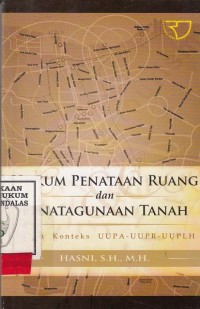 Image of Hukum Penataan Ruang dan Penatagunaan Tanah