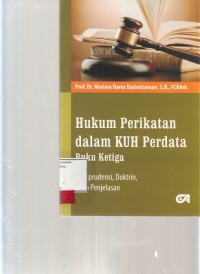 Image of Hukum Perikatan: Penjelasan Makna Pasal 1233 sampai 1456 BW