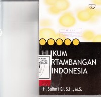 Image of Hukum pertambangan di Indonesia