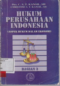 Image of Hukum perusahaan Indonesia; aspek hukum dalam ekonomi
