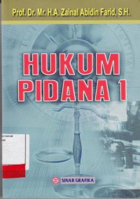 Image of Hukum Pidana I