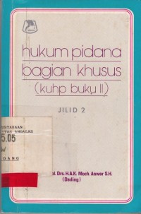 Image of Hukum Pidana bagian khusus (Kuhp buku II)