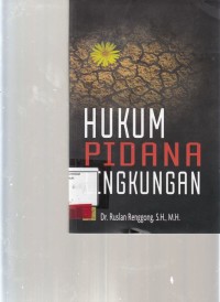 Image of Hukum Pidana Lingkungan