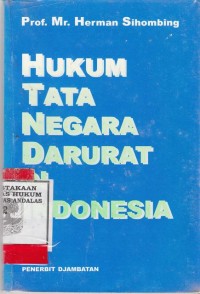 Image of Hukum Tata Negara Darurat di Indonesia