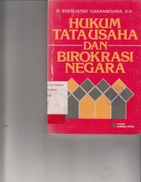 Image of Hukum tata usaha dan Birokrasi negara