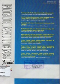 Image of Penerapan Double Track System Dalam Pemidanaan Anak