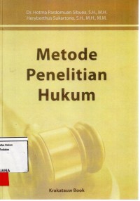 Image of Metode penelitian hukum
