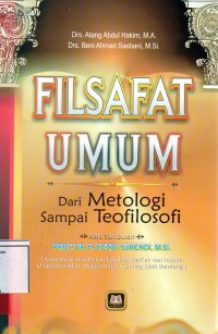Image of Filsafat umum, dari metologi sampai teofilosofi